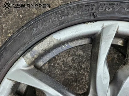 판교 BMW 휠도색 M550D 20인치휠 순정 휠에서 블랙유광 휠도색 작업 후기 / 성남시 시흥동
