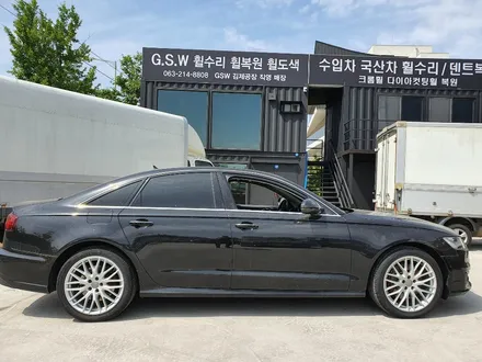 아우디 A6 실버 휠도장 / 광주 서구 매월동