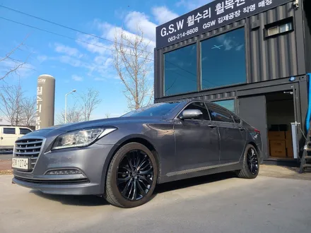 제네시스G80 블랙크롬 휠도장 / 광주 서구 매월동
