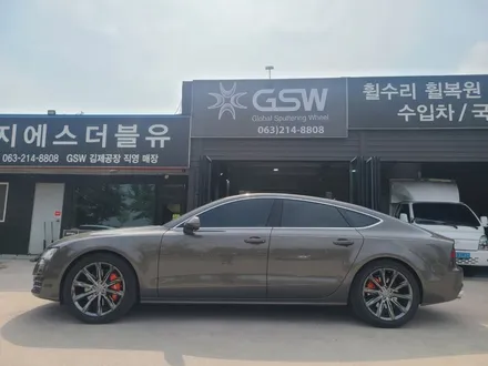 [아우디A7 휠 복원] 지에스더블유 수입차휠수리 수입차휠복원 전주휠 익산휠 군산휠 대전휠 광주휠 전주휠수리 전주휠복원 스퍼터링 블랙크롬 분체도장 휠도장 휠도색 / 광주 서구 매월동
