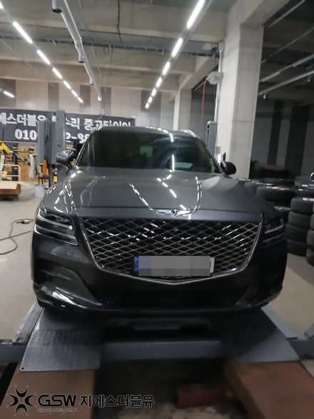 GV80 22인치 휠 스크래치? 부산 GSW가 반광 휠 복원해 드립니다! / 광주 서구 매월동