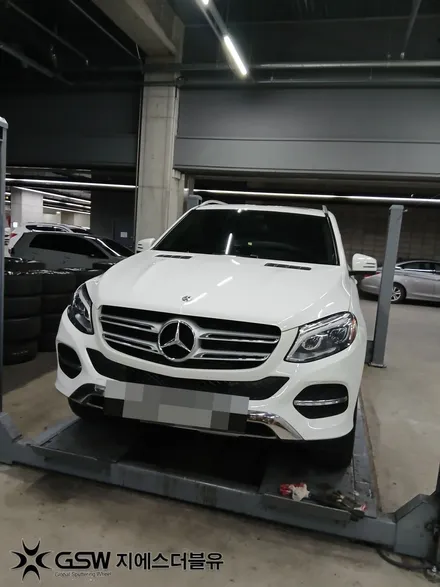 부산 벤츠 GLE350D 20인치 실버휠 스크래치 휠복원 작업 후기 / 광주 서구 매월동