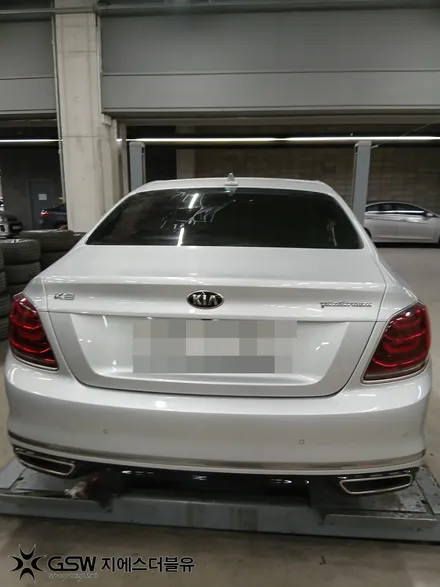 [부산 휠복원] 기아 K9 19인치 반광 스퍼터링 휠복원 작업 후기 / 광주 서구 매월동