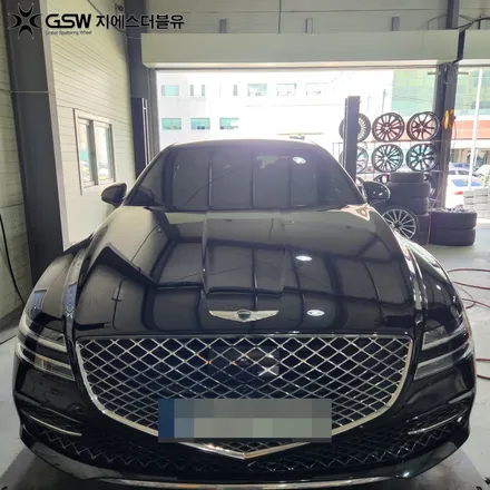 광주 G80 20인치 순정휠 반광 스퍼터링 복원 / 광주 서구 매월동