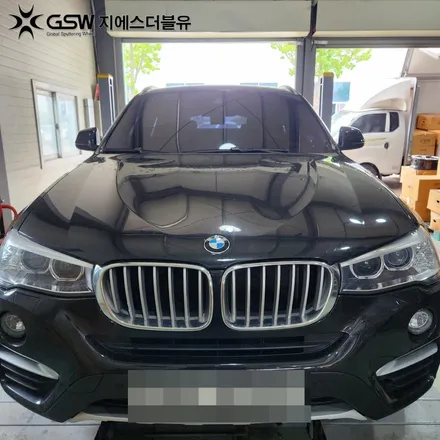 BMW X4 휠도색 후기 광주 19인치 블랙 유광 도색 사례 / 광주 서구 매월동
