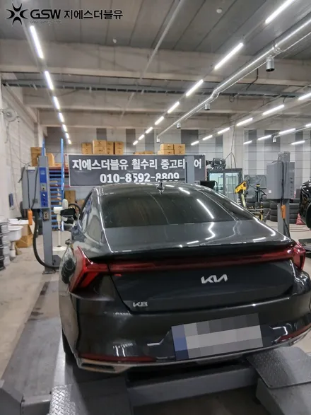 부산 휠복원 잘하는 곳 기아 K8 다이아컷팅 휠 복원 실제 사례 / 광주 서구 매월동