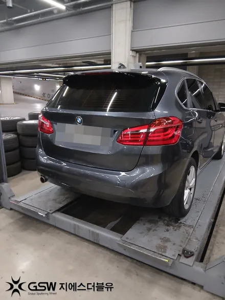 부산 BMW 2시리즈 17인치 휠복원 후기 실버 휠 스크래치 복원으로 새 휠처럼 / 광주 서구 매월동