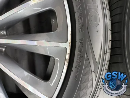 전주 BMW 750LI 19인치 휠 주차 상처로 인한 휠 복원 및 휠 도색 작업 후기! / 광주 서구 매월동