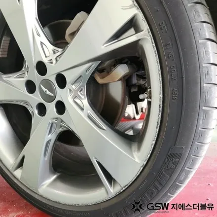 대구 제네시스 GV80 22인치휠 반광 스퍼터링 휠복원 작업 후기 / 광주 서구 매월동