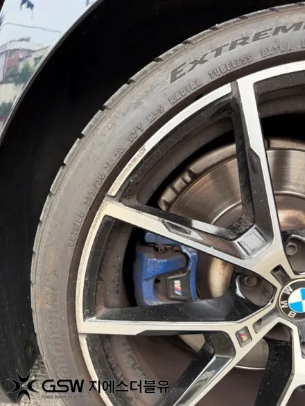 일산 BMW 840I 20인치휠 다이아컷팅 휠복원 작업 후기 / 광주 서구 매월동
