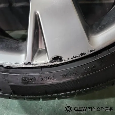 광주 제네시스 GV80 22인치 스퍼터링휠 복원 림 까짐 수리 / 광주 서구 매월동
