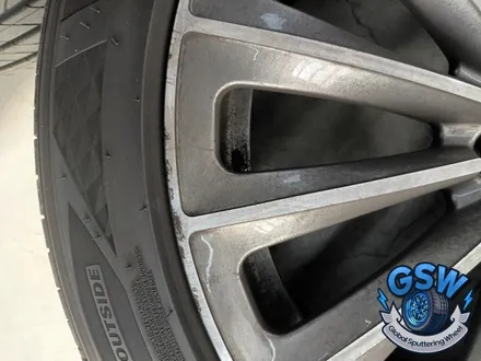 전주 BMW 750LI 19인치 휠 주차 상처로 인한 휠 복원 및 휠 도색 작업 후기! / 광주 서구 매월동