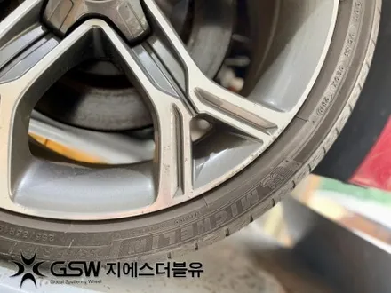 광주 휠복원 스팅어 19인치휠 다이아컷팅 작업 후기 / 광주 서구 매월동