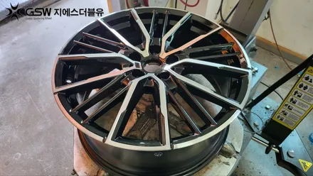 BMW휠복원 M135I 19인치 컷팅휠작업 잘하는 업체! GSW! / 광주 서구 매월동