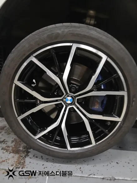 교체 없이 완벽 복원! 판교 BMW 530I 19인치 다이아컷팅 휠복원 / 광주 서구 매월동