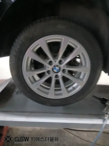 연석 긁힘 해결! 부산 BMW 3GT 17인치 실버휠 복원 후기 / 광주 서구 매월동