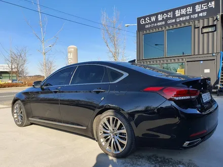 제네시스G80 휠 복원[수입차휠수리, 수입차휠복원, 전주휠, 익산휠,군산휠,전주휠수리,전주휠복원,수전사,중고타이어,전면컷팅복원,스퍼터링,크롬,블랙크롬,분체도장] / 광주 서구 매월동