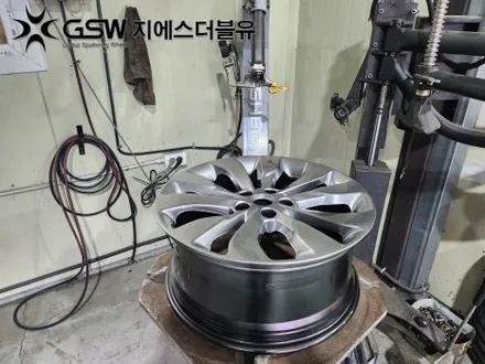 부천 휠수리 쉐보레 올뉴 말리부 19인치휠 스크래치로 인한 수리장착 작업 후기 / 광주 서구 매월동