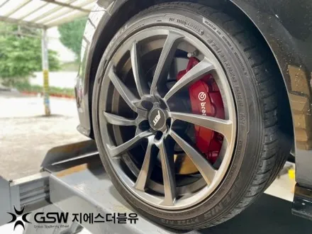 강남 아우디 S7 20인치휠 반광 스크래치 휠복원 작업 후기 / 광주 서구 매월동