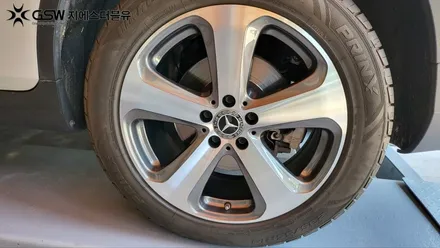 부산 휠복원 벤츠 GLS 220D 19인치휠 다이아컷팅 작업 후기 / 광주 서구 매월동