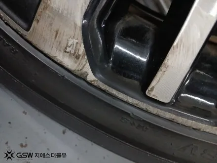 [부산 휠복원] SM6 19인치 다이아컷팅 휠 상처 복원 작업 후기 / 광주 서구 매월동