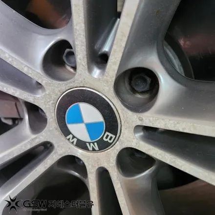 BMW X4 휠도색 후기 광주 19인치 블랙 유광 도색 사례 / 광주 서구 매월동