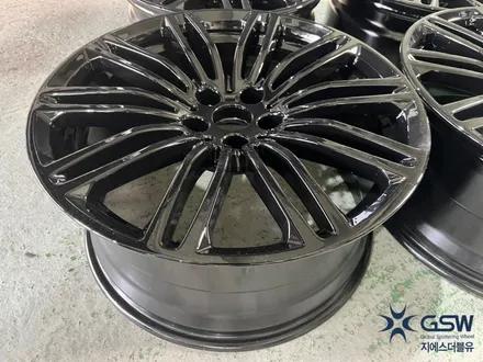 [자동차휠복원] BMW 530i 19인치휠 커팅 휠도색 블랙유광 휠복원비용 / 광주 서구 매월동