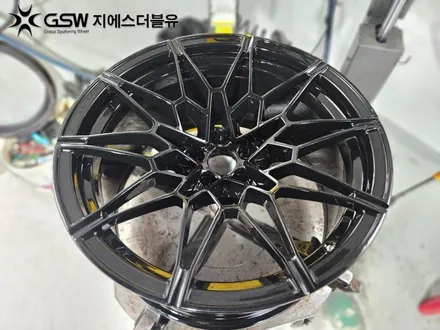 광주 BMW 휠도색 M4 20인치휠 블랙유광 작업 후기 / 광주 서구 매월동