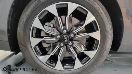 기아 카니발 19인치휠 다이아컷팅 전주휠복원 / 광주 서구 매월동