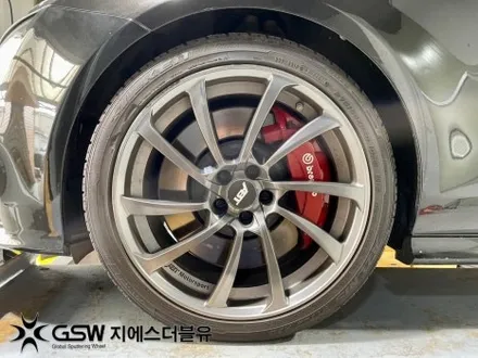 강남 아우디 S7 20인치휠 반광 스크래치 휠복원 작업 후기 / 광주 서구 매월동