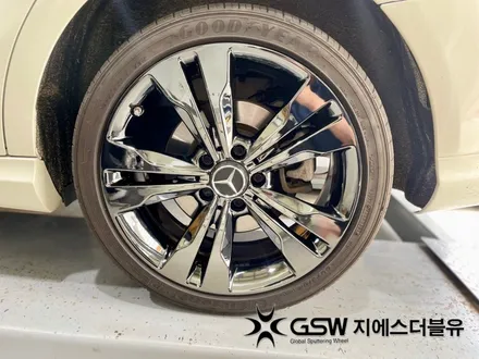 대구 휠도색 벤츠 CLA 200D 18인치 블랙크롬 작업 후기 / 광주 서구 매월동