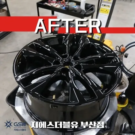 부산 쉐보레 말리부 19인치 블랙유광 휠도색 스포티한 분위기 완성! / 광주 서구 매월동