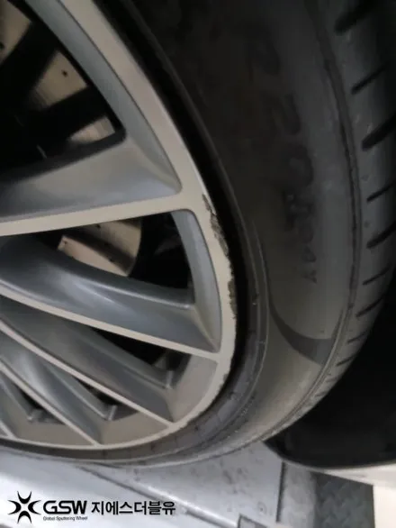 벤츠 S500 휠 긁힘 그냥 타도 될까? 부산 휠복원 후기 / 광주 서구 매월동