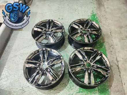 [BMW 휠도색] 블랙크롬 휠도색 BMW X1 18인치 컷팅휠 순정휠 휠복원 부터 도색까지 작업 후기 / 광주 서구 매월동