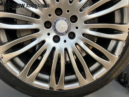 벤츠 S500 20인치휠 스크래치 광주 휠복원 잘하는 업체! 지에스 더블유! / 광주 서구 매월동
