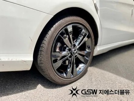 대구 휠도색 벤츠 CLA 200D 18인치 블랙크롬 작업 후기 / 광주 서구 매월동