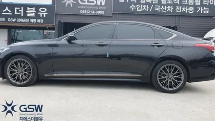 제네시스 G80 19인치 휠복원 스포츠 휠 스퍼터링도색작업 지에스더블유 / 광주 서구 매월동