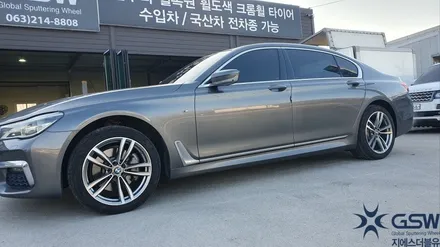 BMW 7시리즈 740LD 19인치휠복원 다이아컷팅휠수리작업 지에스더블유전주점 전주휠복원 / 광주 서구 매월동