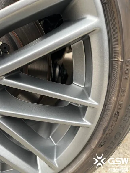 제네시스 G70 18인치 휠복원 후기 평택휠복원 적극 추천합니다 / 광주 서구 매월동