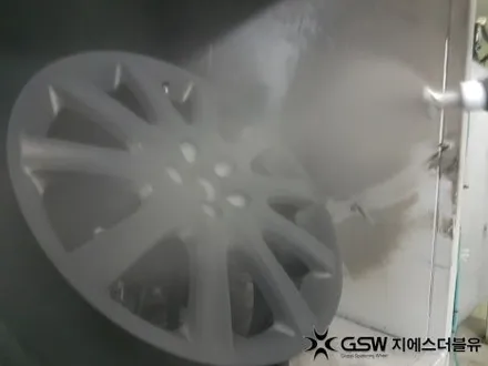 안산 벤츠 휠복원 GLC220D 19인치휠 다이아컷팅 작업 / 광주 서구 매월동