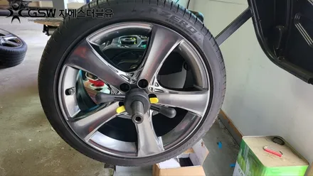 자동차 휠 긁힘 복원 잘하는 업체! 제네시스 G80 20인치 새 휠로 만들기 / 광주 서구 매월동