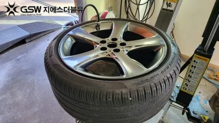광명 휠복원 제네시스 G80 20인치휠 상처로 인한 복원장착 후기 / 광주 서구 매월동