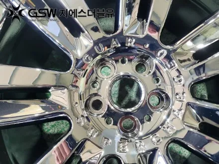 재규어 XJ 20인치휠 창원 휠도색 화이트 크롬 도색 작업 후기! / 광주 서구 매월동