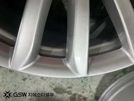 자동차휠수리 BMW 6GT 19인치휠 실버 스크래치 작업 후기 / 광주 서구 매월동