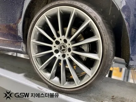 벤츠 E클래스 20인치휠 다이아컷팅 부산 휠복원 잘하는 업체! GSW! / 광주 서구 매월동