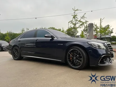 [GSW]벤츠 S63 AMG 순정 20인치 다이아커팅 휠복원 및 휠도색 / 광주 서구 매월동