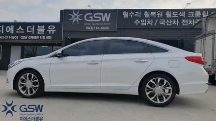 현대 LF쏘나타 18인치 휠복원 다이아컷팅 휠수리 지에스더블유 / 광주 서구 매월동