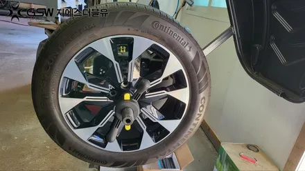 카니발 휠복원 4세대 19인치휠 다이아컷팅 작업 후기 / 광주 서구 매월동