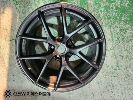 BMW M4 BBS 사제휠 19인치 블랙무광 휠도색 작업 후기 / 광주 서구 매월동