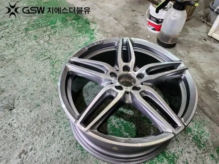 대구 벤츠 E220D AMG 19인치휠 다이아컷팅 휠복원 작업 후기 / 광주 서구 매월동